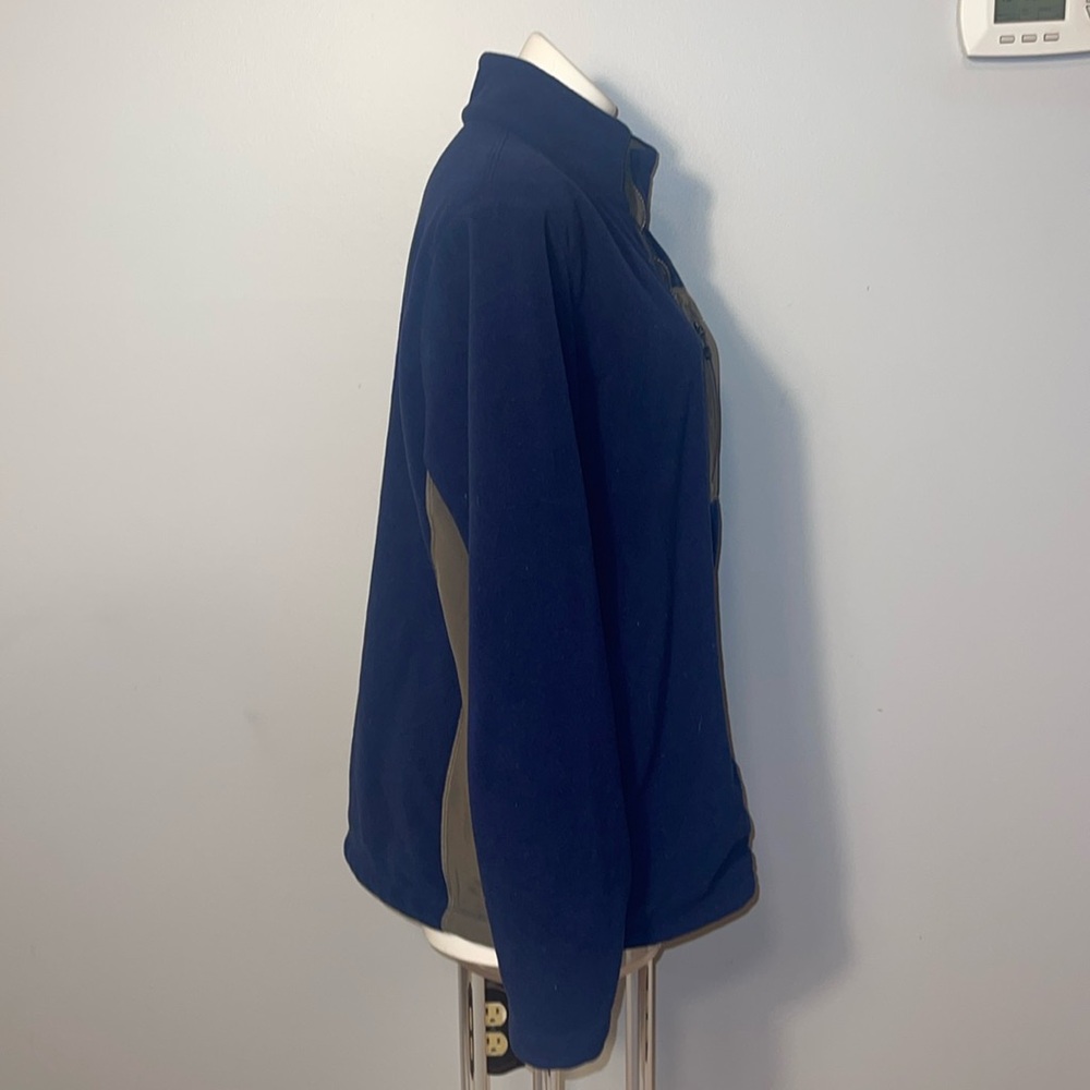 Vineyard Vines men’s fleece long sleeve zip up jacket. Medium. Blue and gray - Picture 3 of 10